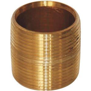 APPROVED VENDOR 4DRC1 Nipple Red Brass 1/4 x 7/8 In | AD7DNG