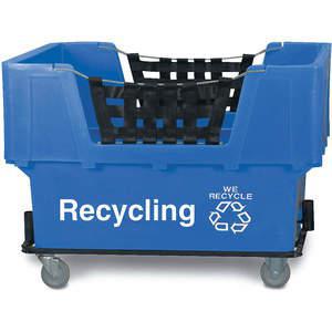 APPROVED VENDOR 4HTF9 Material Handling Cart Blue Recycling | AD8BHZ