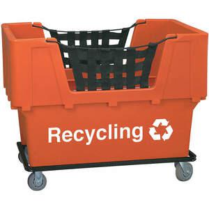 APPROVED VENDOR 4HTG3 Material Handling Cart Orange Recycling | AD8BJC