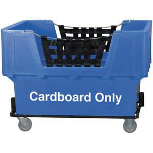 APPROVED VENDOR 4HTG5 Material Handling Cart Cardboard Only Blue | AD8BJE