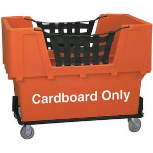 APPROVED VENDOR 4HTG8 Material Handling Cart Cardboard Only Orange | AD8BJH