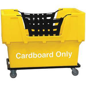 APPROVED VENDOR 4HTG9 Material Handling Cart Cardboard Only Yellow | AD8BJJ