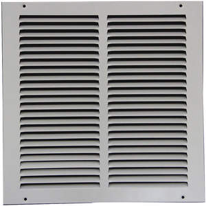 APPROVED VENDOR 4JRT1 Return Air Grille 14 x 14 Inch White | AD8FCE