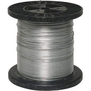 APPROVED VENDOR 4LVR1 Electric Fence Wire 17 Gauge 1320 Feet Steel | AD8QZV