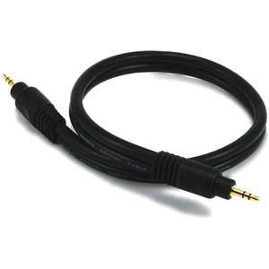 MONOPRICE 5575 Audio/Visual Cable 3.5mm M/M cable Black 1.5 feet | AA6TVZ 14X096
