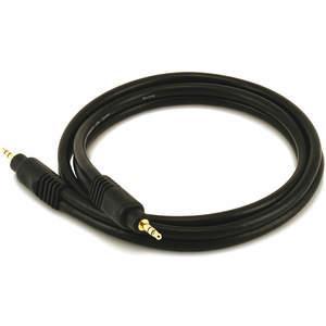 MONOPRICE 5576 Audio/Visual Cable 3.5mm M/M cable Black 3 feet | AA6TWA 14X097