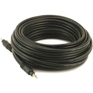 MONOPRICE 5581 Audio/Visual Cable 3.5mm M/M cable Black 25 feet | AA6TWD 14X102