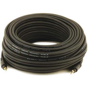 MONOPRICE 5583 Audio/Visual Cable 3.5mm M/M cable Black 50 feet | AA6TWF 14X104