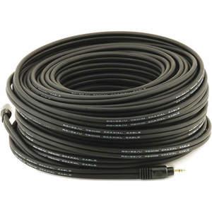 MONOPRICE 5585 Audio/Visual Cable 3.5mm M/M cable Black 100 feet | AA6TWG 14X106