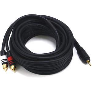 MONOPRICE 5600 Audio/Visual Cable 3.5mm(M)/2 RCA(M) 15 feet | AA6TWZ 14X122