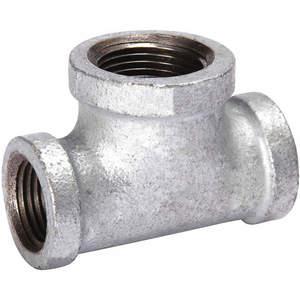 APPROVED VENDOR 5P863 Reducing Tee 1 x 1/2 x 1 Inch Galvanised | AE4ZMU