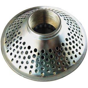 APPROVED VENDOR 5RWL9 Suction Strainer 9.5 Diameter 1.5 Npsm Top Round Perforations | AE6GVT