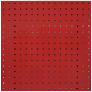 APPROVED VENDOR 5TPC0 Square Hole Pegboard 24 x 24 Red - Pack Of 2 | AE6KQE