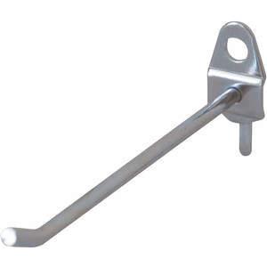APPROVED VENDOR 5TPD3 Single Rod Pegboard Hook 6 Inch - Pack of 10 | AE6KQU