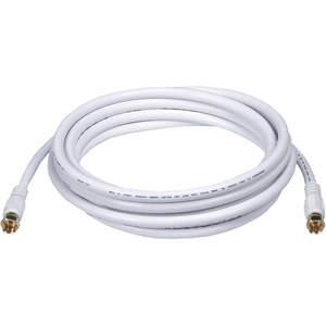 MONOPRICE 6315 Video Cable F Type Coaxial Rg6 10ft White | AA6JYN 14C403