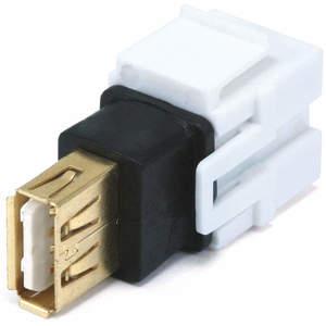 MONOPRICE 6561 Datacom-Buchse USB2.0a(f/f) bündig weiß | AA6DGM 13U609