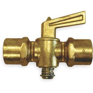 ANDERSON METALS CORP. PRODUCTS 6804 Ground Plug Valve 1/8 Inch 30 Psi Brass | AB3XAY 1VRB1