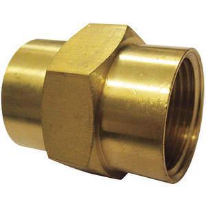 APPROVED VENDOR 6CTE7 Brass Coupling 1/4 Inch - Pack Of 10 | AE8ERT