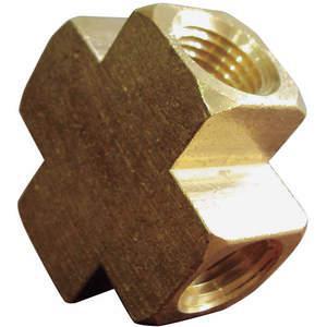 APPROVED VENDOR 6AYY9 Brass Cross 3/8 Inch Fnpt | AE7WWK