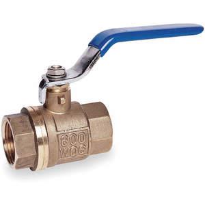APPROVED VENDOR 6GD20 Brass Ball Valve Inline Fnpt 2-1/2 In | AE8XGY