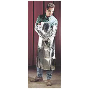 APPROVED VENDOR 722AR Bib Apron Aluminized 30 Inch Length 24 Inch Width | AC9RZB 3JRX7