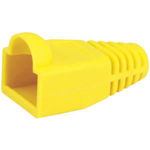MONOPRICE 7273 Relief Boot RJ45 Yellow - pack of 50 | AA6NDW 14J347