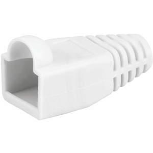 MONOPRICE 7275 Relief Boot RJ45 White - pack of 50 | AA6NDY 14J349