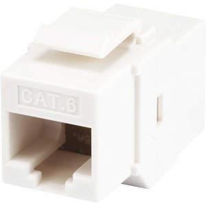MONOPRICE 7303 Datacom Jack Cat6 Coupler White | AA6DJB 13U646