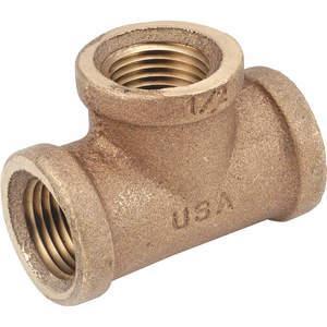 ANDERSON METALS CORP. PRODUCTS 82101-12 Tee Brass 250 3/4 Inch Fnpt | AE2BAW 4WEP6