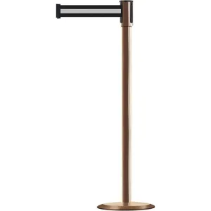 TENSABARRIER 890U-2P-2P-2P-STD-NO-S3X-C Polished Brass Post With Bel Black W | AF4EQE 8TVF5