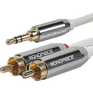 MONOPRICE 9300 Audio Cable 3.5mm RCA M/M 6 Feet | AC7EUG 38F914