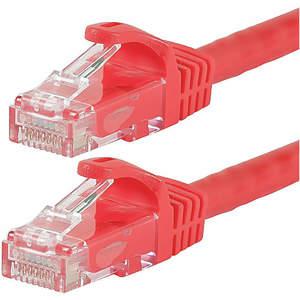 MONOPRICE 9824 Ethernet Cable Cat6 14 feet Red 24AWG | AC7EXM 38F994