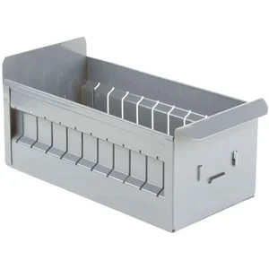 TENNSCO BX1112 Drawer Bin 11 x 11-1/8 x 4-9/16 Inch Gray | AB3VZZ 1VL70