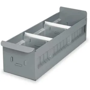 TENNSCO BX518 Drawer Bin 17 x 5-1/2 x 4-9/16 Inch Gray | AB3WAC 1VL73