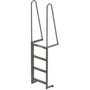 EGA PRODUCTS DT4 Walk-thru Dock Ladder 4 Steps 42 In | AF4KLB 8ZCP7