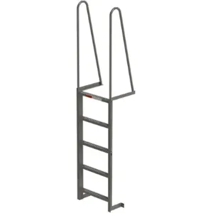 EGA PRODUCTS DT5 Walk-thru Dock Ladder 5 Steps 54 In | AD8BBN 4HRC6