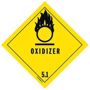 APPROVED VENDOR HMSL-0045-P500 Dot Label Oxidizer 4 Inch Width 4 Inch H - Pack Of 500 | AF3YDQ 8EZ58
