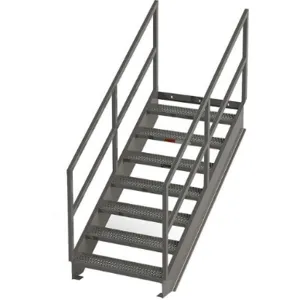 EGA PRODUCTS IS56-36 Stair Unit Carbon Steel 8 Steps | AF3RCL 8CEX4