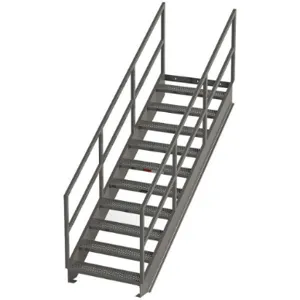 EGA PRODUCTS IS77-36 Stair Unit Carbon Steel 11 Steps | AF4BPT 8PA21