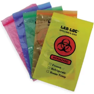 ELKAY PLASTICS LAB20609AS Biohazard Bag Clear - Pack Of 1000 | AC9RHX 3JFP7