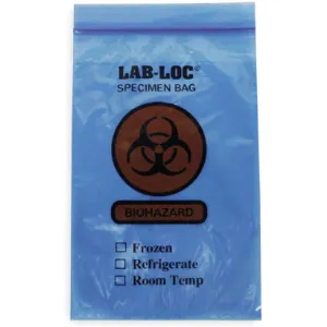 ELKAY PLASTICS LAB20609BE Specimen Transfer Bag 6 Inch Width - Pack Of 1000 | AD2THM 3TZY7