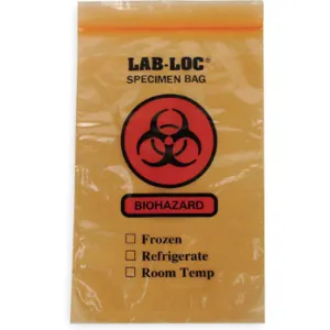 ELKAY PLASTICS LAB20609OE Specimen Transfer Bag 9 Inch Length - Pack Of 1000 | AD2THP 3TZY9