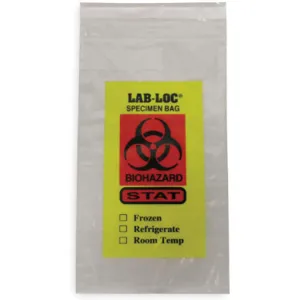 ELKAY PLASTICS LABAC20610STAT Biohazard Bag Clear - Pack Of 1000 | AC9RHY 3JFP8