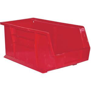 DURHAM MANUFACTURING PB30240-17 Hang And Stack Bin, Size 8 x 15 x 7 Inch, Red | AC7FAU 38G148