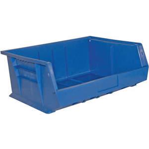 DURHAM MANUFACTURING PB30250-52 Hang And Stack Bin, Size 16 x 15 x 7 Inch, Blue | AC7FBA 38G154