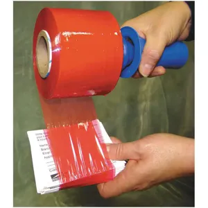 APPROVED VENDOR PRT-80-3 Hand Stretch Wrap Red 1000 Feet L 3inw - Pack Of 4 | AA6UYC 15A903