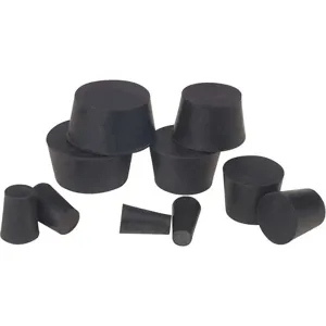 UNITED SCIENTIFIC RSTPK2-2LB Stopper Assortment Black Natural Rubber | AF4TKP 9JDR0