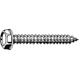 GRAINGER U28100.011.0037 Tap Sheet Metal Screw Hex #4-24 3/8 Inch, 100PK | AG2GZX 31JM67