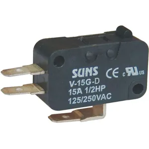 OMRON V-15G-D Mini Snap Switch 15a 1 No 1 Nc Button | AE4CEY 5JEC0