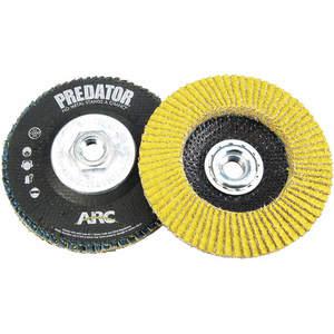 ARC ABRASIVES 71-10824AFK Sanding Disc 4-1/2 Inch 40 G 7/8 - Pack Of 10 | AC6UJY 36H252
